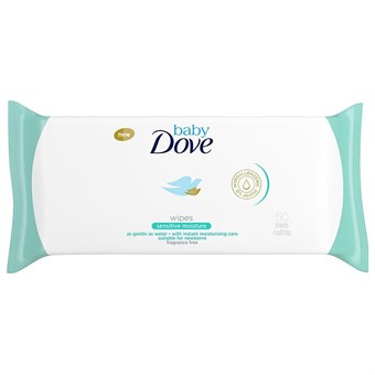 Dove Baby Wipes Sensitive - 50 st.