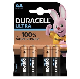 Duracell AA / MX1500 / Ultra Power-batterier (4 st.)