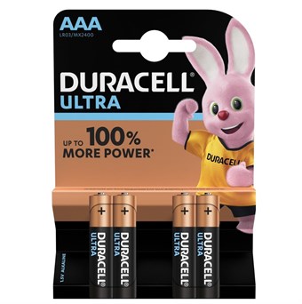 Duracell AAA / MX2400 / Ultra Power-batterier (4 st.)