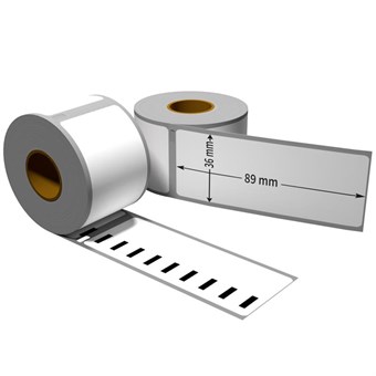 DYMO-etiketter 99012 (89mm x 36mm) 260 st. etiketter (S0722400)