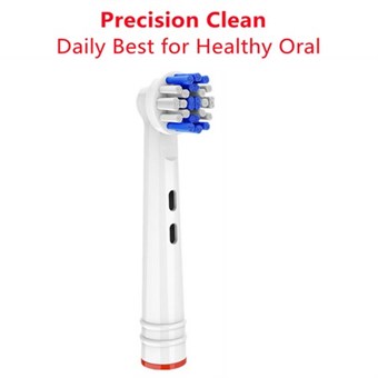 Lösa Borsthuvuden för Braun Oral-B Eltandborste - 4 st - Precision Clean