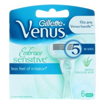 Gillette Venus Embrace Sensitive Blades - 6 st.