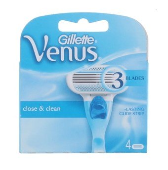 Gillette Venus Close Clean Barber Blade - 4 st.
