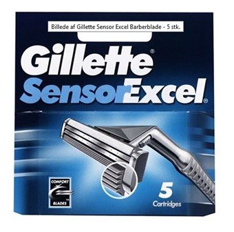 Gillette Sensor Excel Barber Blade - 5 St.