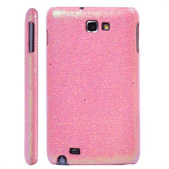Galaxy Note Glittrigt skal (rosa)