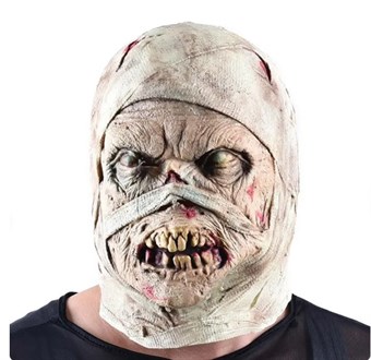 Mumie mask - Latex - För Halloween & Maskeradfester