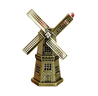 Holländsk väderkvarn - 12,5 cm - Dekorativ figur