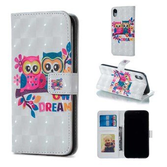 Snyggt Card Wallet-fodral iPhone XR - Two Owl