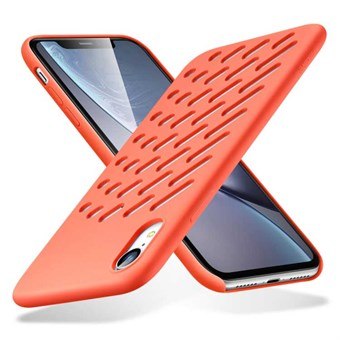 ESR Yippee Crocs Silikon Skal till iPhone XR - Orange