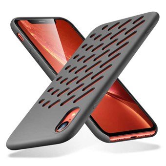 ESR Yippee Crocs Silikonväska för iPhone XR - Svart