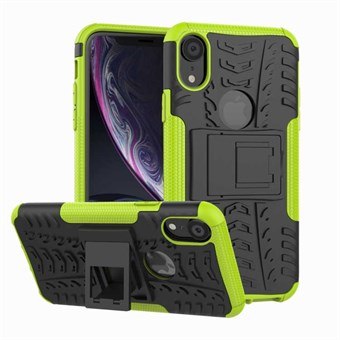 Chock Safe Cover i TPU och PC för iPhone XR - Grön