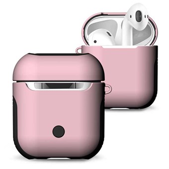 Frosted AirPods-fodral - rosa