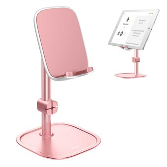 Baseus Universal Smartphone och Tablet Stand - Rosa