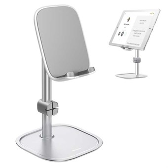 Baseus Universal Smartphone och Tablet Stand - Silver