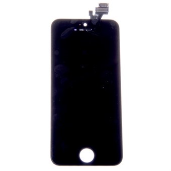 LCD + pekskärm för iPhone 5 - reservdel - svart A +