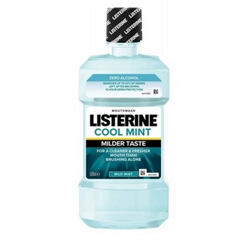 LISTERINE Mouthwash - 0 % Alkohol - Mild Mint - 500 ml 