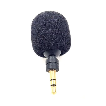 MK-5 Stereo 3,5 mm plug-in mikrofon med uttag