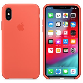 iPhone X / iPhone XS Silikonväska - Orange