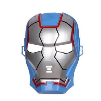 Actionhjälte - Blue Iron Man-mask för Barn