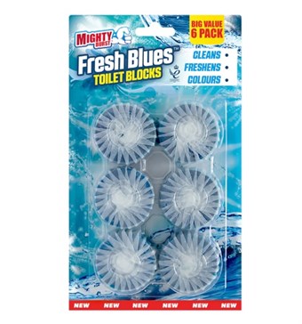 Mighty Burst Fresh Blues WC-block - 1 dubbeluppsättning