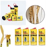 Dubbelsidigt flugpapper/Insektspapper - Självhäftande flugfångare - 4 st.    