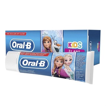 Oral-B Barn tandkräm Frost Anna och Elsa 3+ Mild Fluorid Tandkräm - 75 ml