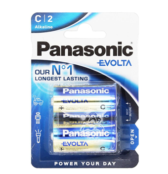 Panasonic Evolta C batterier - 2 st