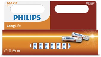 Philips Longlife AAA - 12 st