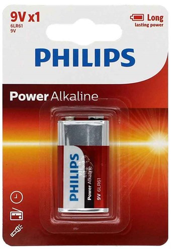 Philips Power Alkaline 9V - 1 st