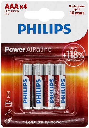 Philips Power Alkaline AAA 4 st