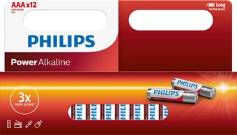 Philips Power Alkaline AAA - 12 st