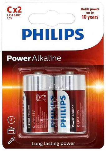 Philips Power Alkaline C - 2 st