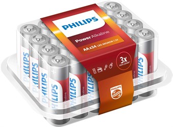 Philips Power Alkaline AA - 24 st