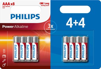 Philips Power Alkaline AAA - 8 st