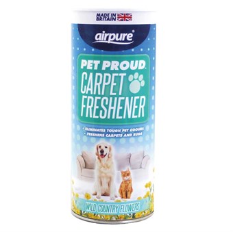 AirPure Pet Proud Carpet Freshener - Mattfräschare mot husdjurslukter - Vilda lantliga blommor - Doft av vilda blommor