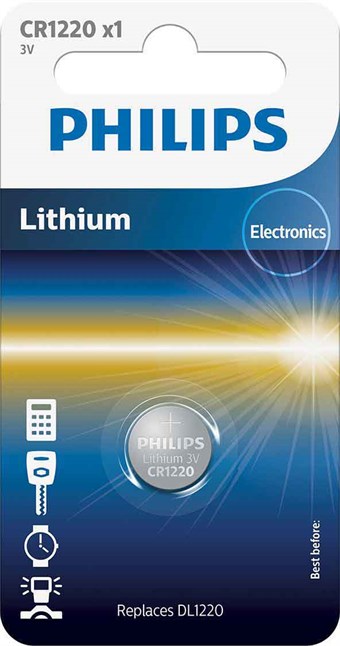Philips Lithium CR1220 - 1 st