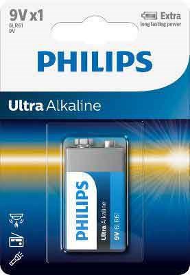 Philips Ultra Alkaline 9V - 1 st