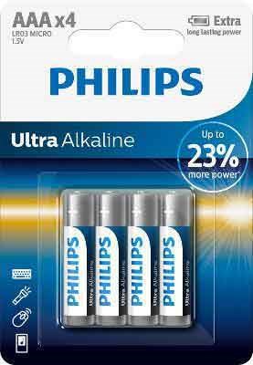 Philips Ultra Alkaline AAA - 4 st