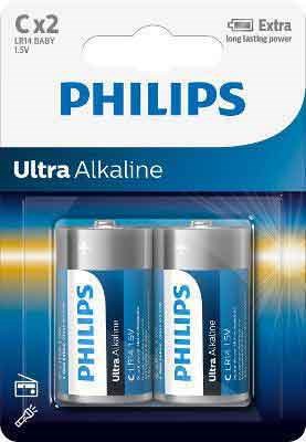 Philips Ultra Alkaline C - 2 st