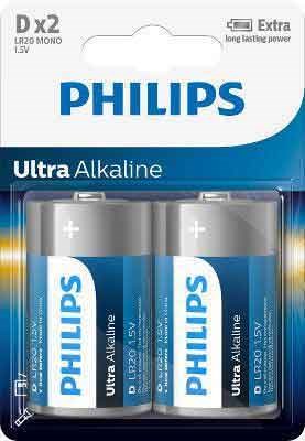 Philips Ultra Alkaline D - 2 st