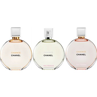 Chanel Chance Collection för Kvinnor - 3 x 2 ml