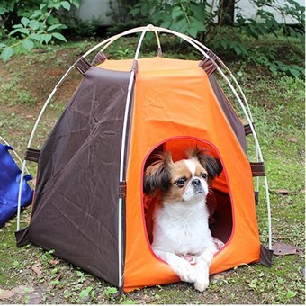 Bärbart hopfällbart tält för husdjur - Hund - Katt - Utomhus/Inomhus