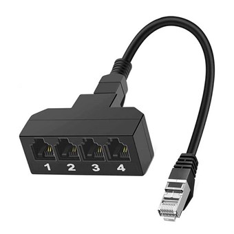 Adapter - Converter - 4 Ports Connector - Telefonkablar