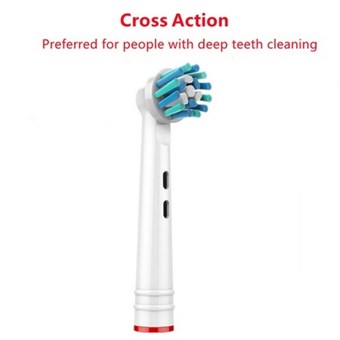 Lösa Borsthuvuden för Braun Oral-B Elektrisk Tandborste - 4 st - Cross Action - Multi Angle Type