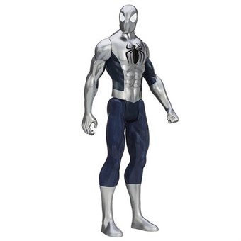 Spiderman Silver, pansar - Actionfigur - 30 cm - Superhjälte - Superhjälte