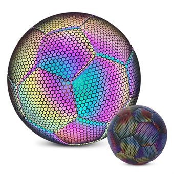 Reflekterande fotboll - Reflekterande fotboll - Storlek 5 + Luftpump