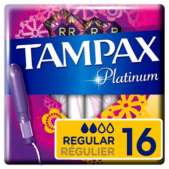 Tampax Platinum Regular Tampons - 18 st.