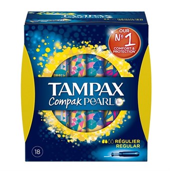 Tampax Compak Pearl Regular Tampons - 18 st.