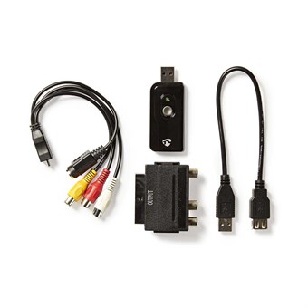 Videograbber | A/V-kabel/Scart | Programvara ingår | USB 2.0