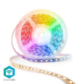 Smartlife Full Färg LED Strip | Wi-Fi | Flerfärgad | 5.00 m | IP65 | 700 lm | Android™ / IOS